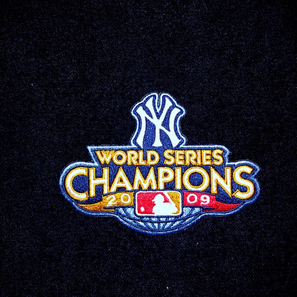 2009 World Series patch-NY Yankees word champions